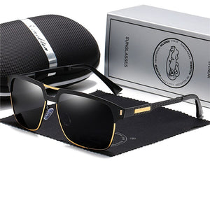 RENEKTON Black  Polarized Sunglasses Men Driving Sun Glasses for Man Shades Eyewear With Box