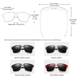 RENEKTON Black  Polarized Sunglasses Men Driving Sun Glasses for Man Shades Eyewear With Box