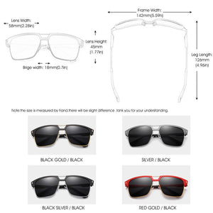 RENEKTON Black  Polarized Sunglasses Men Driving Sun Glasses for Man Shades Eyewear With Box