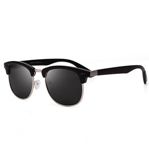 RILIXES Brand Designer Unisex Polarized Sun Glasses  Coating Mirror Sunglasses Round Male Eyewear For MenWomen with bag