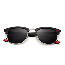 Load image into Gallery viewer, RILIXES Brand Designer Unisex Polarized Sun Glasses  Coating Mirror Sunglasses Round Male Eyewear For MenWomen with bag
