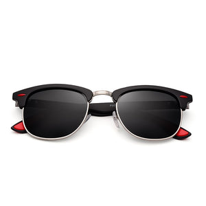 RILIXES Brand Designer Unisex Polarized Sun Glasses  Coating Mirror Sunglasses Round Male Eyewear For MenWomen with bag