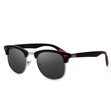 Load image into Gallery viewer, RILIXES Brand Designer Unisex Polarized Sun Glasses  Coating Mirror Sunglasses Round Male Eyewear For MenWomen with bag