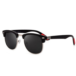 RILIXES Brand Designer Unisex Polarized Sun Glasses  Coating Mirror Sunglasses Round Male Eyewear For MenWomen with bag