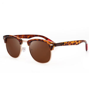 RILIXES Brand Designer Unisex Polarized Sun Glasses  Coating Mirror Sunglasses Round Male Eyewear For MenWomen with bag