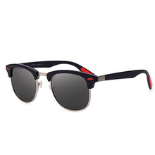 Load image into Gallery viewer, RILIXES Brand Designer Unisex Polarized Sun Glasses  Coating Mirror Sunglasses Round Male Eyewear For MenWomen with bag