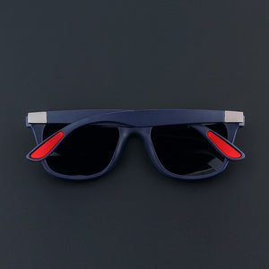 RILIXES Guy's Sun glasses Square Rivet Wrap Frame Polarized Sunglasses Men Classic Design Women Men's Sunglass UV400