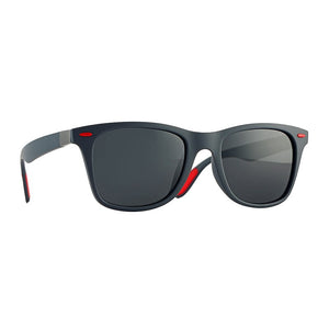 RILIXES Guy's Sun glasses Square Rivet Wrap Frame Polarized Sunglasses Men Classic Design Women Men's Sunglass UV400