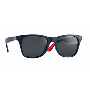 RILIXES Guy's Sun glasses Square Rivet Wrap Frame Polarized Sunglasses Men Classic Design Women Men's Sunglass UV400