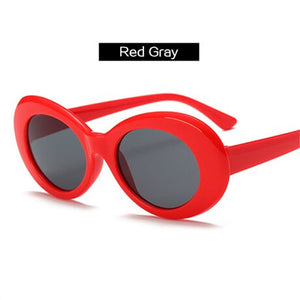 RILIXES Goggles Sunglasses Women  Kurt Cobain Glassess Female Male UV400  Sun Glasses Womens Men with bag