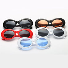 Load image into Gallery viewer, RILIXES Goggles Sunglasses Women  Kurt Cobain Glassess Female Male UV400  Sun Glasses Womens Men with bag