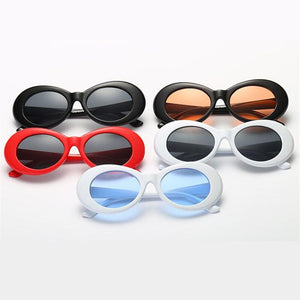 RILIXES Goggles Sunglasses Women  Kurt Cobain Glassess Female Male UV400  Sun Glasses Womens Men with bag