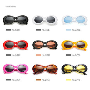 RILIXES Goggles Sunglasses Women  Kurt Cobain Glassess Female Male UV400  Sun Glasses Womens Men with bag