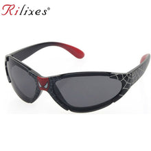 Carica l&#39;immagine nel visualizzatore di Gallery, RILIXES Kids Sunglasses  Child Baby Safety Coating  Spider-Man for Kid UV400 Eyewear Shades
