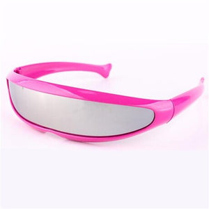 RILIXES Men's Sunglasses X-Men Personality Laser Glasses Cool Robots Sun Glasses Driving Sunglass Goggles   free bag