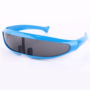 RILIXES Men's Sunglasses X-Men Personality Laser Glasses Cool Robots Sun Glasses Driving Sunglass Goggles   free bag