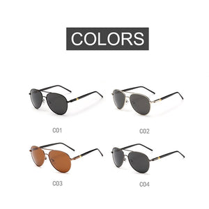 RILIXES UV400 Pilot Yurt Sun Glasses Men Polarized Sunglasses Brand Logo Design Driving Glasses Goggles Oculos de sol