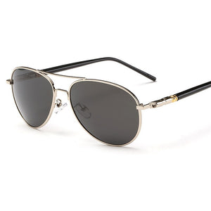 RILIXES UV400 Pilot Yurt Sun Glasses Men Polarized Sunglasses Brand Logo Design Driving Glasses Goggles Oculos de sol
