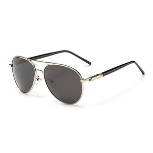 RILIXES UV400 Pilot Yurt Sun Glasses Men Polarized Sunglasses Brand Logo Design Driving Glasses Goggles Oculos de sol