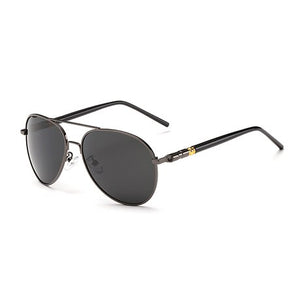 RILIXES UV400 Pilot Yurt Sun Glasses Men Polarized Sunglasses Brand Logo Design Driving Glasses Goggles Oculos de sol