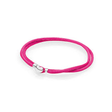 Load image into Gallery viewer, 100% 925 Sterling Silver Fashion Lovers Heart-Shaped Hand Rope (Multi Color Options) DIY Gift Jewelry Factory Outlet