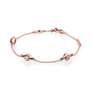 100% Sterling silver Glamour 567354CZ 587354CZ 597354CZ Charm Bracelet Original Women wedding Fashion Jewelry 2018