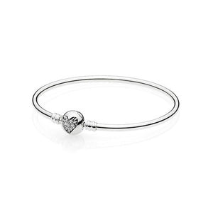 925 Sterling Silver Original PAN Bracelets For Women Original Charm Diy Bracelet NOT FADE High Quality 1:1 Template
