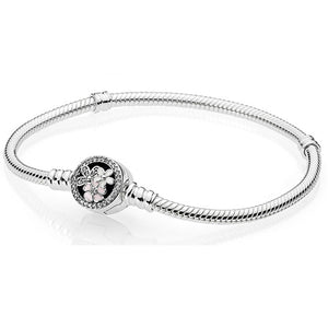 925 Sterling Silver Original PAN Bracelets For Women Original Charm Diy Bracelet NOT FADE High Quality 1:1 Template