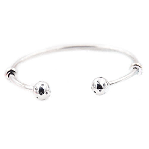 925 Sterling Silver Original PAN Bracelets For Women Original Charm Diy Bracelet NOT FADE High Quality 1:1 Template