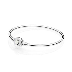925 Sterling Silver Original PAN Bracelets For Women Original Charm Diy Bracelet NOT FADE High Quality 1:1 Template