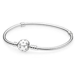 925 Sterling Silver Original PAN Bracelets For Women Original Charm Diy Bracelet NOT FADE High Quality 1:1 Template
