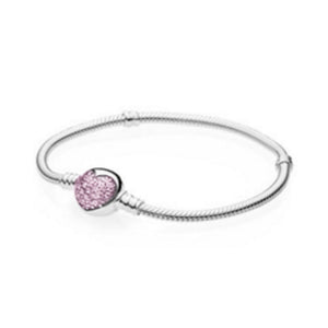 925 Sterling Silver Original PAN Bracelets For Women Original Charm Diy Bracelet NOT FADE High Quality 1:1 Template