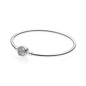 925 Sterling Silver Original PAN Bracelets For Women Original Charm Diy Bracelet NOT FADE High Quality 1:1 Template