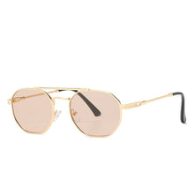 Load image into Gallery viewer, ROSEBERRY 2023 Band Design Vintage Sunglasses Women Man Polygonal Double Beam Sun Glasses Oculos De Sol UV400