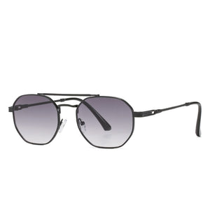 ROSEBERRY 2023 Band Design Vintage Sunglasses Women Man Polygonal Double Beam Sun Glasses Oculos De Sol UV400