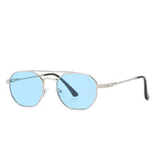 Load image into Gallery viewer, ROSEBERRY 2023 Band Design Vintage Sunglasses Women Man Polygonal Double Beam Sun Glasses Oculos De Sol UV400