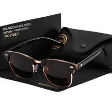 Load image into Gallery viewer, ROSYBEE UV400  Polarized Sunglasses men women Classic cool retro Sun glasses Coating  man Driving Shades fashion male oculos