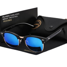 Load image into Gallery viewer, ROSYBEE UV400  Polarized Sunglasses men women Classic cool retro Sun glasses Coating  man Driving Shades fashion male oculos