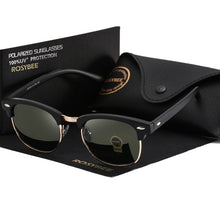 Load image into Gallery viewer, ROSYBEE UV400  Polarized Sunglasses men women Classic cool retro Sun glasses Coating  man Driving Shades fashion male oculos