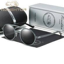 Load image into Gallery viewer, RRNRLTON Black Goggle Male Round Sunglasses  Brand Men Glasses Retro Vintage Women Sun Glasses UV400 Eyewear