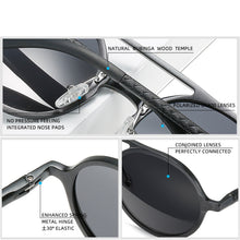 Load image into Gallery viewer, RRNRLTON Black Goggle Male Round Sunglasses  Brand Men Glasses Retro Vintage Women Sun Glasses UV400 Eyewear