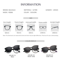 Load image into Gallery viewer, RS008  Ultralight Sun Glasses For Unisex Women Eyeglasses Frame With Polarized Magnet Clip On Sunglasses Female Uv400 Oculos De
