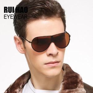 RUI HAO EYEWEAR Collapsible Sunglasses Men Polarized Sun Glasses Driving Polarized Sunglasses Fold Eyeglasses oculos de sol
