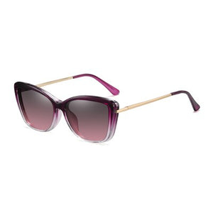 Ralferty 2 in 1 occhiali da sole polarizzati con magnete Occhiali vintage cat eye trasparenti Donna 2023 Clip magnetica su occhiali Montature da vista 