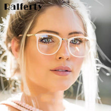 Load image into Gallery viewer, Ralferty 2023 Glasses Frame Women Clear Eyeglasses Frames For Optic Myopia Prescription Glasses oculos de grau F92128