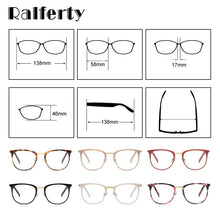 Load image into Gallery viewer, Ralferty 2023 Glasses Frame Women Clear Eyeglasses Frames For Optic Myopia Prescription Glasses oculos de grau F92128