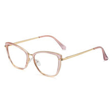 Load image into Gallery viewer, Ralferty 2022 High Quality Clear Glasses Women&#39;s Eyeglass Frame Anti Blue Light Spectacle Frames 0 Diopter Spring Optical Glass