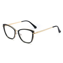 Load image into Gallery viewer, Ralferty 2022 High Quality Clear Glasses Women&#39;s Eyeglass Frame Anti Blue Light Spectacle Frames 0 Diopter Spring Optical Glass