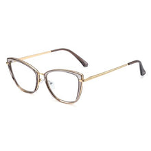 Load image into Gallery viewer, Ralferty 2022 High Quality Clear Glasses Women&#39;s Eyeglass Frame Anti Blue Light Spectacle Frames 0 Diopter Spring Optical Glass