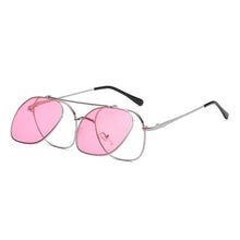 Carica l&#39;immagine nel visualizzatore di Gallery, Ralferty 2023 Retro Occhiali da sole Flip Up Cover Uomo Donna Occhiali di qualità Cornice Occhiali Miopia Ottica Cornice monturas de lentes mujer